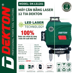 Máy cân bằng laze Dekton 12 tia DK-LS1201