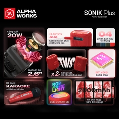 Loa Bluetooth Alpha Works SONIK Plus