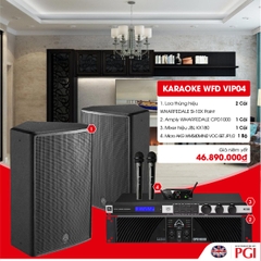 KARA WFD VIP04 - Combo Karaoke (Loa Wharfedale Pro SI-10X + WFD CPD1000 + JBL KX180 + Mic AKG MINI2VOC) - Hàng Chính hãng PGI