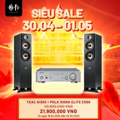 Combo Nghe Nhạc Teac AI-303 + Polk Signa Elite ES50 - Hàng Chính Hãng PGI