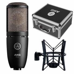 Combo KM Micro thu âm AKG P220 + Tai nghe AKG K371-BT - Hàng Chính hãng PGI