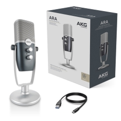 Combo KM Micro thu âm AKG ARA C22-USB + Tai nghe AKG K72 - Hàng Chính hãng PGI
