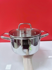 Nồi inox liền khối Elmich Trimax Napoli EL2538IN18 size 18cm ,20cm,24cm