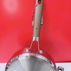 Chảo Inox 304 liền khối phủ Titanium Kalpen Dauer