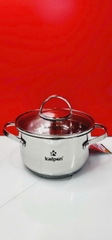 Bộ 3 nồi Inox 5 lớp đáy Kalpen Lermat L1Pro 16-20-24cm
