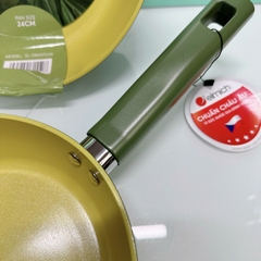 Chảo phủ sứ an toàn Elmich Olive EL-5965OV
