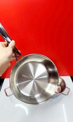 Bộ nồi inox liền khối Trimax XR EDA-1023 size 20,24cm, chảo 26cm