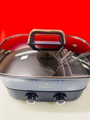Bếp lẩu nướng hai ngăn tháo rời Kalpen PP66 6.5L