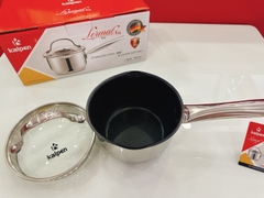 Quánh Inox chống dính 5 lớp đáy miệng rót Kalpen Lermat L14 14cm