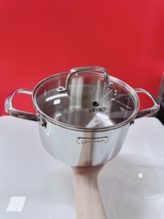 Nồi inox liền khối Elmich Trimax Napoli EL2538IN18 size 18cm ,20cm,24cm