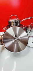 Bộ nồi inox liền khối Elmich EL2485IN01 Size 18,20,24, quánh 16cm