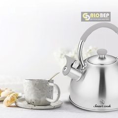 Ấm Đun Nước Bằng Inox Cao Cấp Smartcook 2.5L Sm3328
