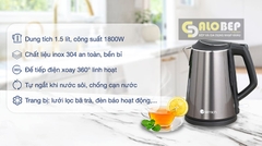 Ấm Đun Nước Siêu Tốc Elmich Kee-1785