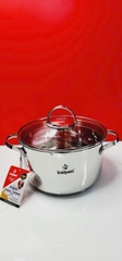Bộ 3 nồi Inox 5 lớp đáy Kalpen Lermat L1Pro 16-20-24cm