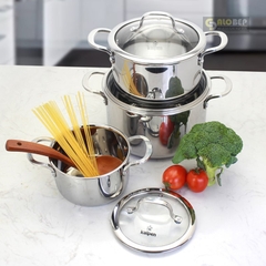 Bộ Nồi Inox 3 Lớp Liền Khối Kalpen Kazler Kz1