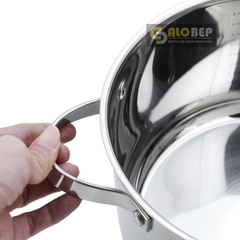 Bộ Nồi Inox 304 Cao Cấp 5 Đáy Kalpen Lermat L1