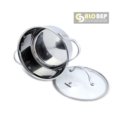 Bộ Nồi Inox 304 Cao Cấp 5 Đáy Kalpen Lermat L1