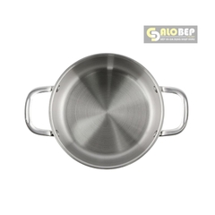 Bộ Nồi Inox Cao Cấp 3 Lớp Đáy Liền Trimax EL-3741 Size 16, 20, 24cm