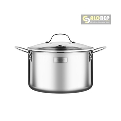 Bộ Nồi Inox Cao Cấp 3 Lớp Đáy Liền Trimax EL-3741 Size 16, 20, 24cm