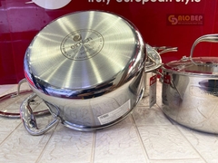 Bộ Nồi Inox Cao Cấp 3 Lớp Đáy Liền Trimax Xs El-3744 Size 18, 20, 24, Chảo 26cm