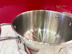 Bộ Nồi Inox Cao Cấp 3 Lớp Đáy Liền Trimax Xs El-3744 Size 18, 20, 24, Chảo 26cm