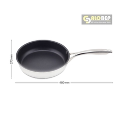 Chảo Chống Dính 3 Đáy Max A El-3763 Size 26cm