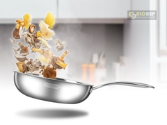 Chảo Inox 3 Lớp Elmich El-3845 Size 24