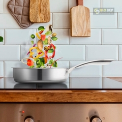 Chảo Inox Elmich Chống Dính 3 Đáy Max A EL3762 size 24cm