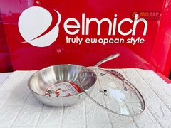 Chảo Xào Inox Cao Cấp 3 Lớp Đáy Liền Elmich Trimax El-3796 Size 26cm