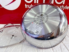 Chảo Xào Inox Cao Cấp 3 Lớp Đáy Liền Elmich Trimax El-3796 Size 26cm