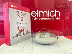 Chảo Xào Inox Cao Cấp 3 Lớp Đáy Liền Elmich Trimax El-3797 Size 28cm