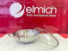 Chảo Xào Inox Cao Cấp 3 Lớp Đáy Liền Elmich Trimax El-3798 Size 30cm
