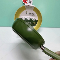 Chảo phủ sứ an toàn Elmich Olive EL-5965OV