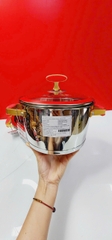 Bộ 2 nồi Inox 304 Elmich Red Velvet El 3989 size 18, 20cm