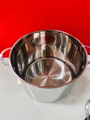 Nồi luộc gà Inox 5 lớp đáy kèm xửng Kalpen L30Pro 30cm