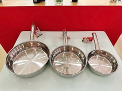 Chảo Inox 304 liền khối Kalpen Kazler OZ16,20,24