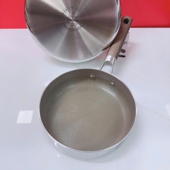 Chảo Inox 304 liền khối phủ Titanium Kalpen Dauer