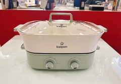 Bếp lẩu nướng hai ngăn tháo rời Kalpen PP66 6.5L