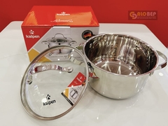 Nồi Inox 304 Cao Cấp 5 Đáy Kalpen Lermat Size 20cm