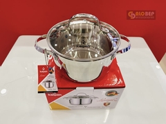 Nồi Inox 304 Cao Cấp 5 Đáy Kalpen Lermat Sz 24cm