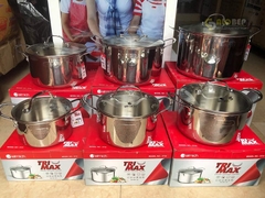 Nồi Inox Cao Cấp 3 Lớp Đáy Liền Trimax El-3736 Size 28cm
