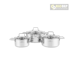 Nồi Inox Liền Khối Elmich Trimax Xr El-3843 Size 16, 20, 24cm