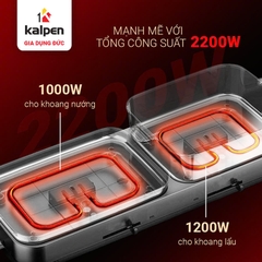 Bếp Lẩu Nướng Đa Năng Kalpen PP99- Công suất 2200W