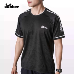 Áo Thi Đấu Pickleball Zocker JAC01 Nam - Màu Đen