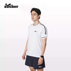 Áo Thi Đấu Pickleball Zocker JAC01 Nam - Màu Trắng