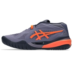 Giày Pickleball/Tennis Nam Asics Gel-Resolution X - Greyish Purple/Nova Orange 1041A481-500