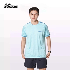 Áo Thi Đấu Pickleball Zocker JAC01 Nam - Xanh Thiên Thanh