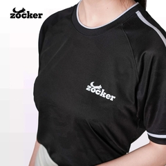 Áo Thi Đấu Pickleball Zocker JAC01 Nữ - Màu Đen