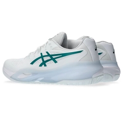Giày Pickleball/Tennis Nam Asics Gel-Resolution X - White/Pitch Green 1041A481-102