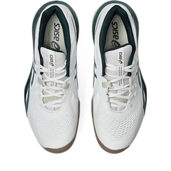 Giày Pickleball/Tennis Nam Asics Gel-Resolution X - White/Saxon Green 1041A481-111